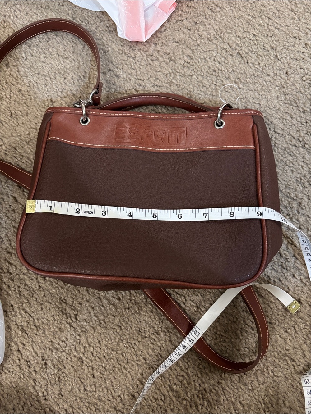 VINTAGE 2 way ESPRIT BAG - Picture 15 of 16